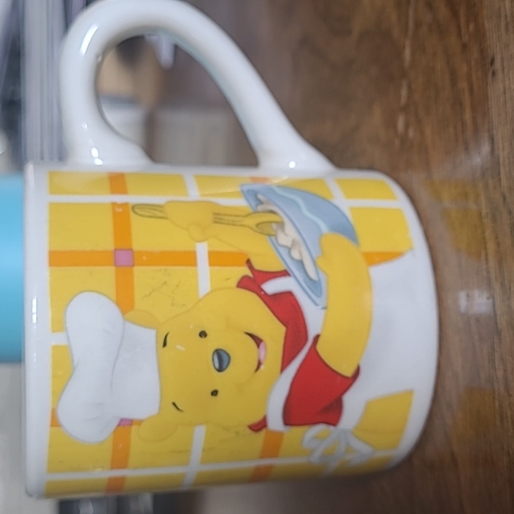 Vintage Winnie The Pooh & Tigger Ceramic Mug